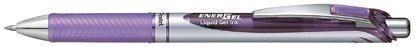 Pentel Energel Gel Roller Pen Retractable BL77 0.7mm Lilac - Pack of 12