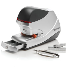 Rexel Optima Electric Stapler, 45 Sheets, Silver/Black