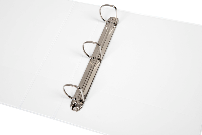 Marbig A4 Insert Cover Ring Binder, 50mm 3 D Rings, White