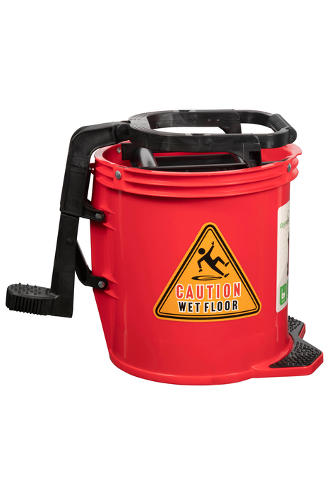 CleanLink 16L Heavy Duty Mop Bucket, Red