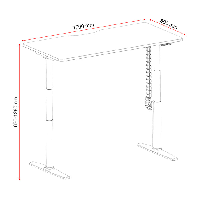 Buro Syntra Electric Height Adjustable Desk