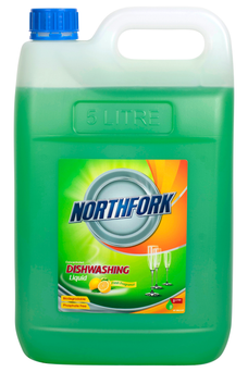 Northfork Dishwashing Fresh Lemon Fragrance Liquid 5 Litres x 3's pack