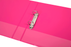 Marbig A4 Insert Cover Ring Binder, 38mm 2 D Rings, Pink
