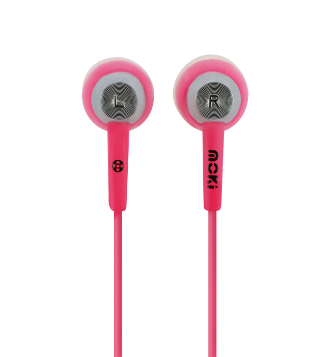Moki Hyperbuds In-Ear Earphones - Pink