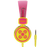 Moki Kid Safe Headphones Volume Limited Over Ear - Pink/Yellow