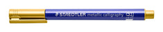 Staedtler 8325 Metallic Calligraphy< Gold x 10's pack