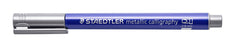 Staedtler 8325 Metallic Calligraphy, Silver x 10's pack