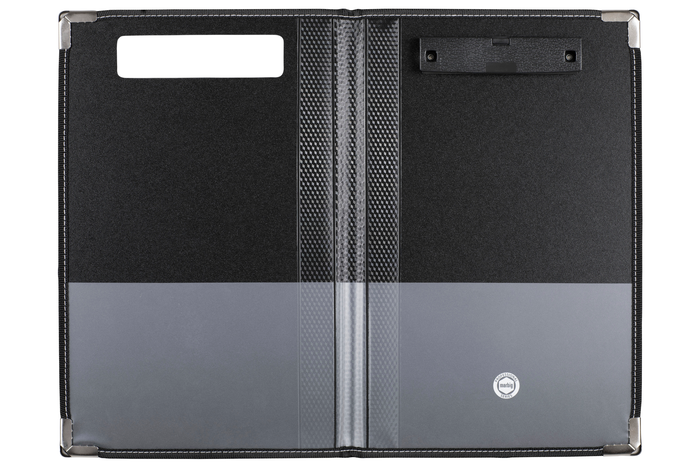 Marbig Pro Supertuff Foolscap Clipfolder - Black