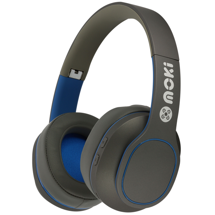 Moki Navigator Noise Cancelling Wireless Over-Ear Headphones - Blue