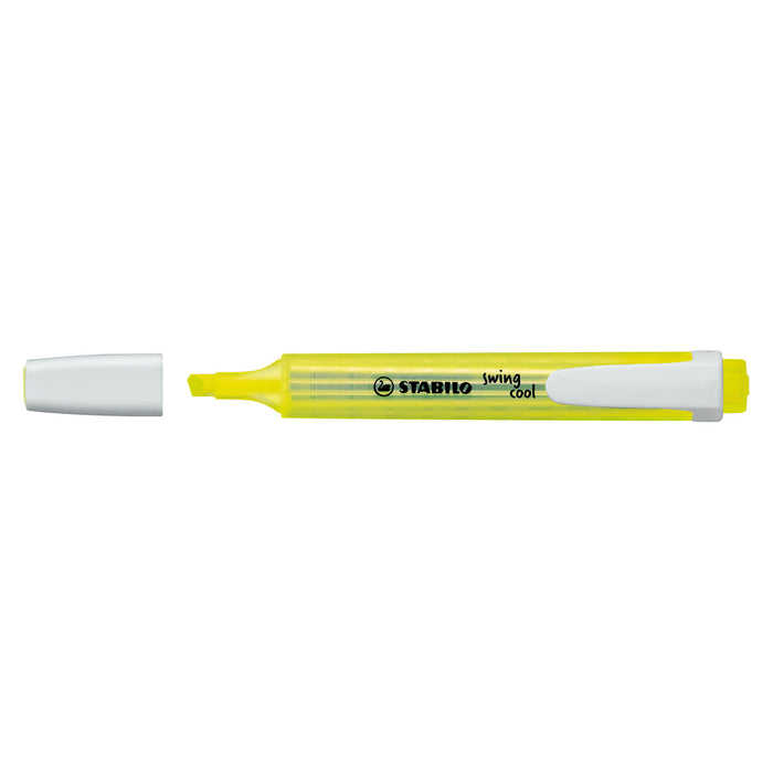 Stabilo Swing Cool Highlighter Yellow Box of 10 (275/24)