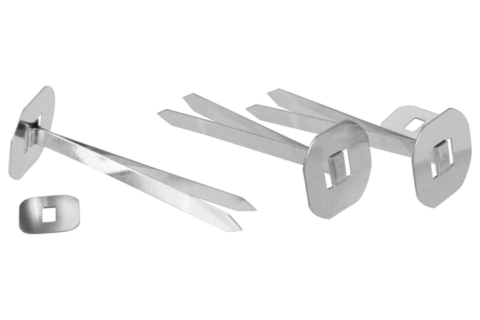 Silver Paper Fastener / Binder 51mm x 100