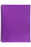 Marbig A4 20 Pocket Refillable Display Book, Translucent Purple Cover