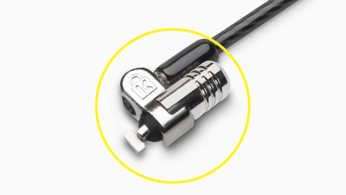 Kensington Microsaver 2.0 Keyed Laptop Lock, Strong 10mm Lock Head, Carbon Steel Cable, Hidden Pin Technology,