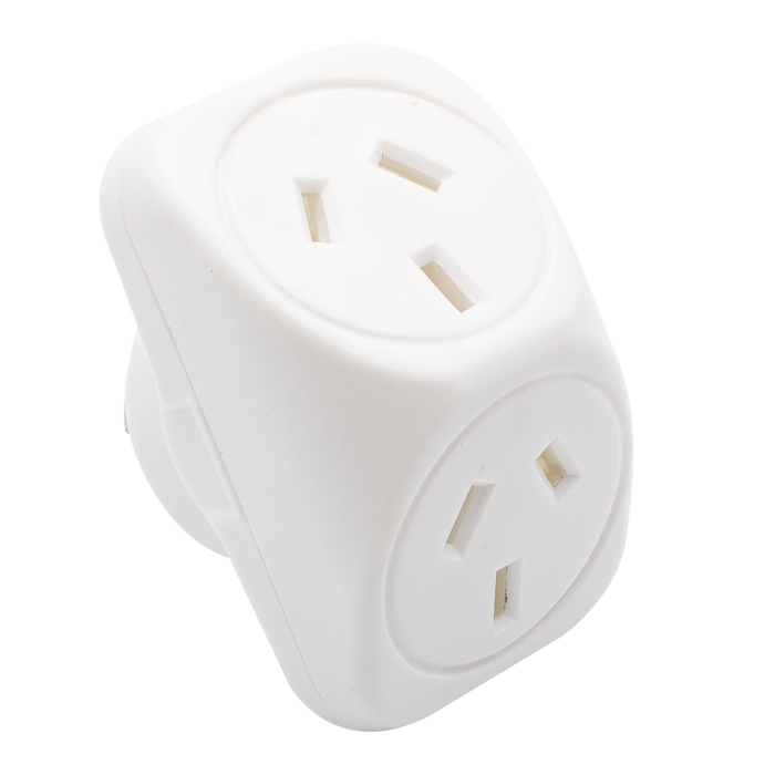 The Brute Power Co. Double Power Adaptor - Angled
