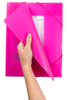 Marbig A4 Polypropylene Document Wallet Pink