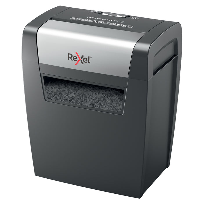 Rexel Momentum X308 Paper Shredder, Cross Cut