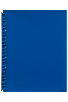 Marbig A4 Refillable Display Book 20 pocket Blue