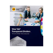 Marbig A4 Professional Extra Wide Polypropylene Indices/Divider, 10 Tabs