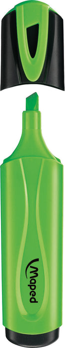 Maped FLUO'PEPS Highlighter Green, Box of 10