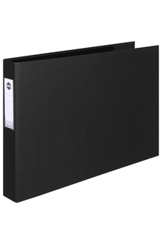 Marbig A3 Enviro Ring Binder Landscape 3/38 Black