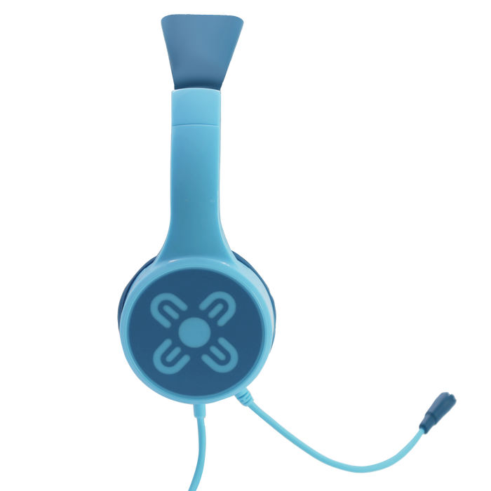 Moki ChatZone Headphones + Boom Microphone - Blue/Blue