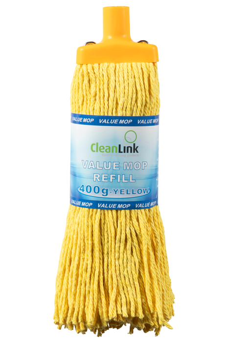 CleanLink Mop Head 400gm Yellow