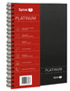 Spirax A4 Platinum Premium Black Polypropylene Cover Notebook, 200 Page (400)
