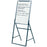 Quartet Futura Easel Whiteboard + Flipchart Holder 685 x 860mm - Black Frame