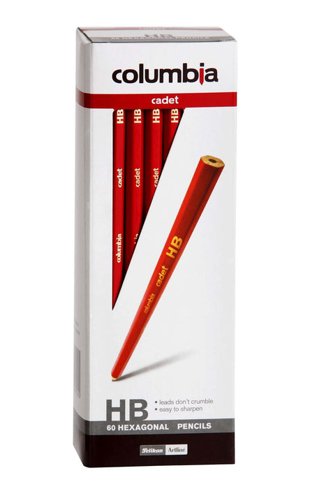 HB Pencil Columbia Cadet - Hexagonal x 60's Pack