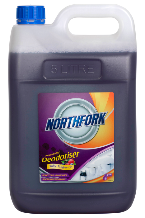 Northfork Concentrated Deodoriser Fruity Fragrance 5 Litres x 3's pack