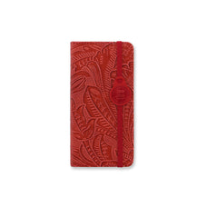 2026 Letts of London Slim Diary, Baroque, Week To View, Red, 88mm x 172mm x 17mm