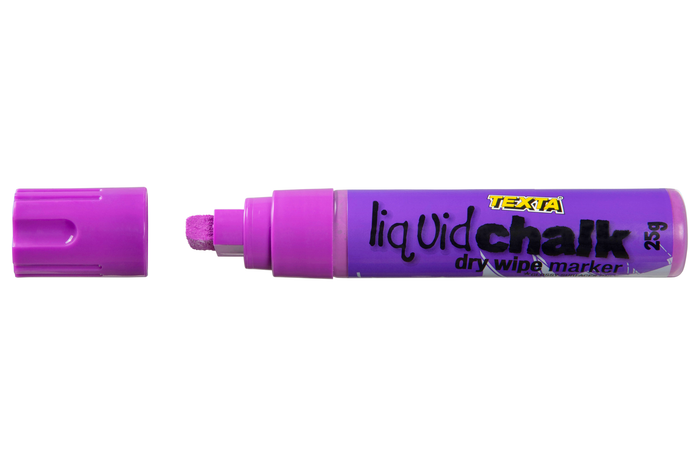 Texta Liquid Chalk Marker Dry Wipe Purple