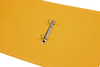 Marbig A4 2/25 Polyethylene (PE) Linen Finish Ring Binder Yellow