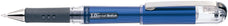 Pentel Hybrid Gel Grip Dx Gell Roller Pen Stick K230 1.0mm Black - Pack of 12