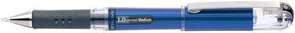 Pentel Hybrid Gel Grip Dx Gell Roller Pen Stick K230 1.0mm Black - Pack of 12