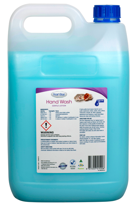 Northfork Liquid Hand Wash Pearl Blue 5 Litres x 3's pack