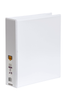 Marbig Overlay Insert Cover A4 Ring Binder 4/50 - White - Clear non-Glare Overlay on Front, Back and Spine
