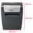 Rexel Momentum X406 Paper Shredder, Cross Cut