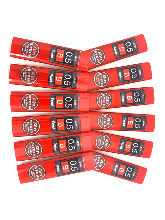 Pentel Ain Stein Refill Leads B 0.5mm 40's Tube x  12's pack