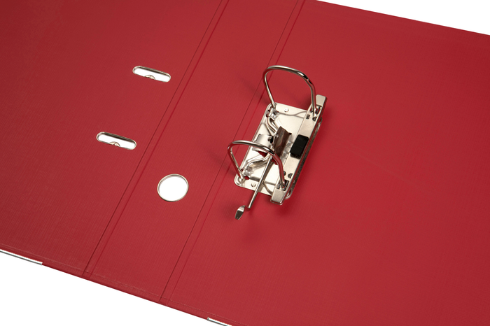 Marbig PE Lever Arch File, Foolscap, Deep Red