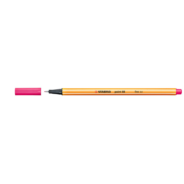 Stabilo Point 88 Fineliner Pink, Pack of 10