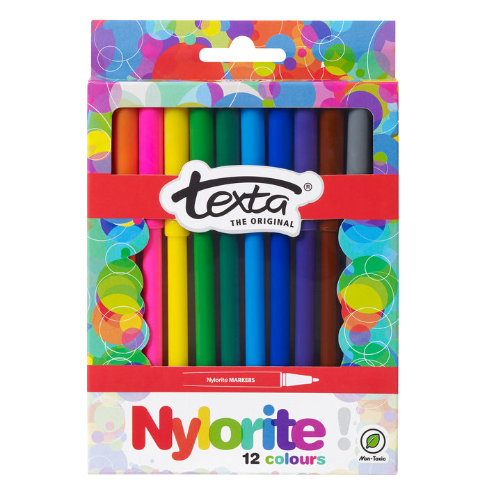 Texta Nylorite Colour Pens 12's