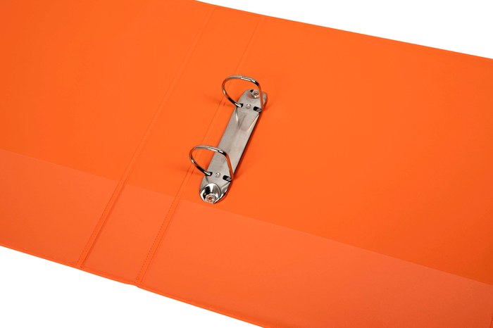 Marbig A4 Insert Cover Ring Binder, 38mm 2 D Rings, Orange