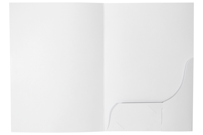 Marbig A4 Presentation Folders, Matt White, Pack of 20