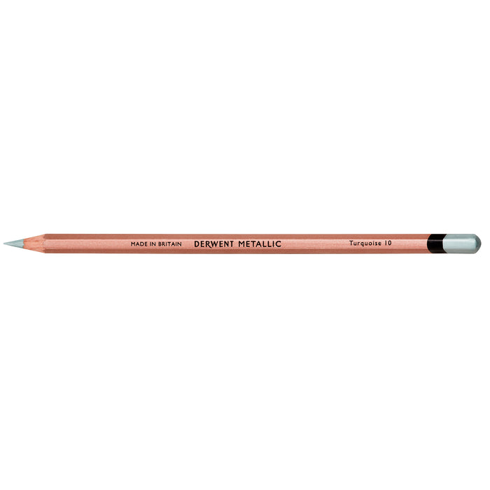 Derwent Metallic Pencil Turquoise x 6's pack