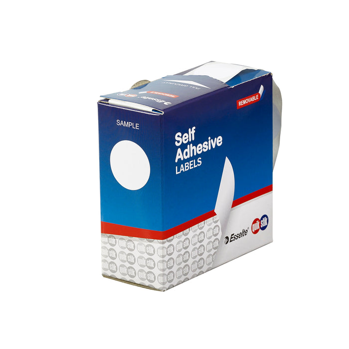 Quikstik White Circular Labels 24mm