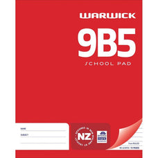 9B5 Warwick Ruled School Pad CX117105