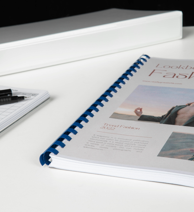 GBC Plastic Binding Comb 16mm, Blue, 21 Loop, Pack of 100