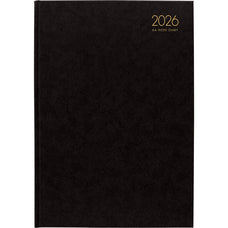 2026 Collins Windsor A43 Diary, Week To View, Black, 210mm x 297mm