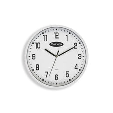 Carven Quartz Wall Clock 225mm White